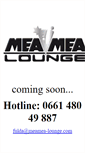 Mobile Screenshot of meamea-lounge.com