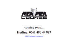 Tablet Screenshot of meamea-lounge.com
